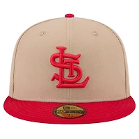 Men's New Era Khaki St. Louis Cardinals 59FIFTY Fitted Hat