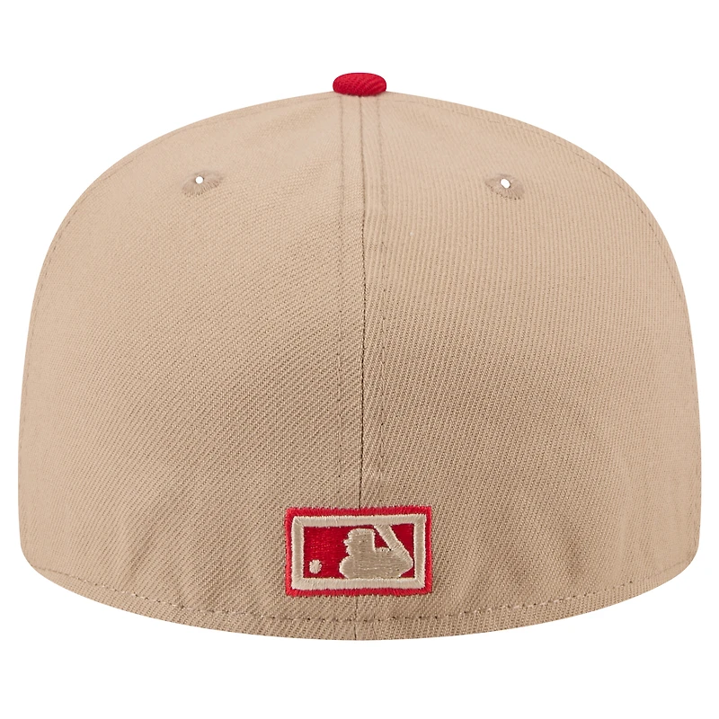 Men's New Era Khaki St. Louis Cardinals 59FIFTY Fitted Hat