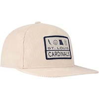 Men's New Era Khaki St. Louis Cardinals Summer Essential Golfer Snapback Hat