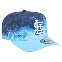 Men's New Era  Light Blue St. Louis Cardinals Deep Water Pre-Curved 9FIFTY A-Frame Snapback Hat
