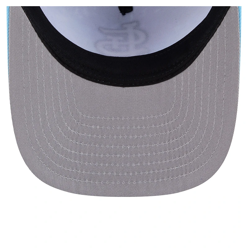 Men's New Era  Light Blue St. Louis Cardinals Deep Water Pre-Curved 9FIFTY A-Frame Snapback Hat