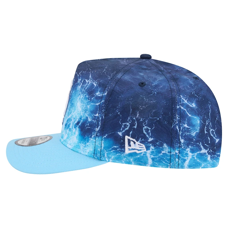 Men's New Era  Light Blue St. Louis Cardinals Deep Water Pre-Curved 9FIFTY A-Frame Snapback Hat