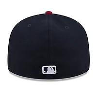 Casquette ajustée New Era 59FIFTY pour homme, bleu marine et rouge, St. Louis Cardinals, intronisation au Temple de la renommée du baseball 2026