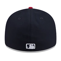 Casquette ajustée New Era 59FIFTY à profil bas, bleu marine et rouge, St. Louis Cardinals, édition 2026, Temple de la renommée du baseball