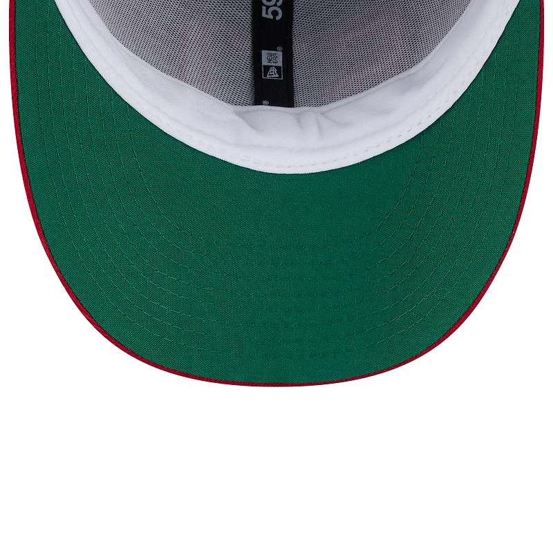 Men's New Era Navy/Red St. Louis Cardinals 2026 Baseball Hall of Fame 59FIFTY Low Profile Fitted Hat