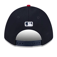 Casquette ajustable New Era 9FORTY M-Crown bleu marine/rouge pour homme, modèle St. Louis Cardinals, intronisation au Temple de la renommée du baseball 2026