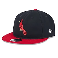 Men's New Era Navy/Red St. Louis Cardinals Baseball Hall of Fame Retro Crown 9FIFTY Adjustable Hat