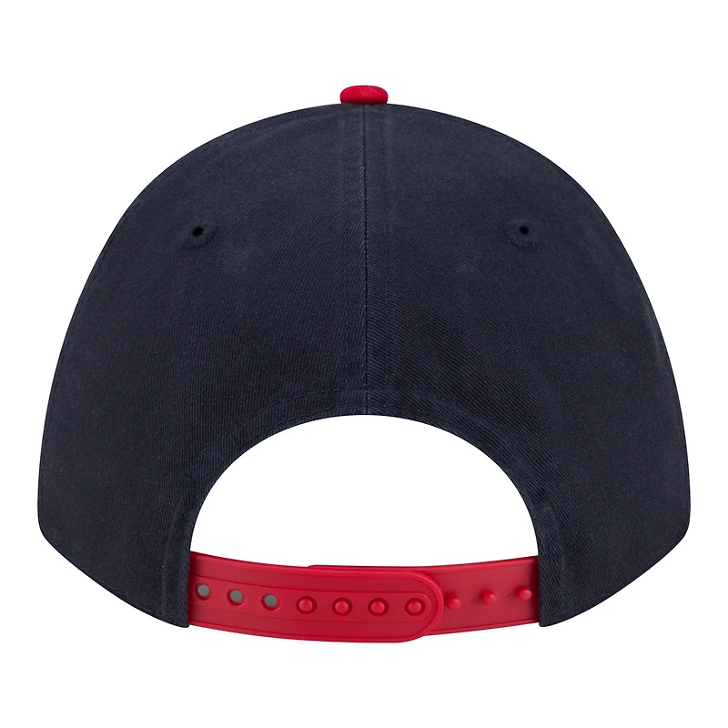 Men's New Era Navy/Red St. Louis Cardinals Team Loyal 9FORTY M-Crown Adjustable Hat
