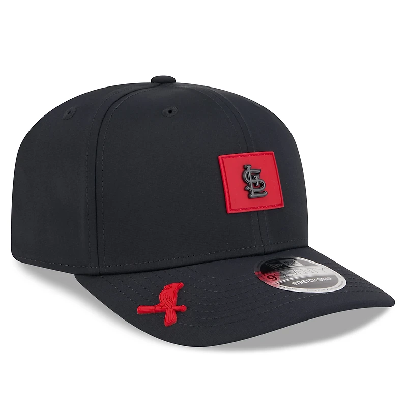 Casquette ajustable New Era bleu marine St. Louis Cardinals 2026 Clubhouse 9SEVENTY pour homme