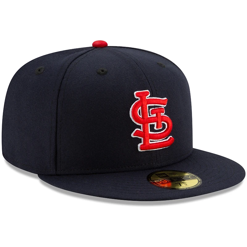 New Era Navy St.Louis Cardinals Alternate Authentic Collection On-Field - Casquette ajustée 59FIFTY