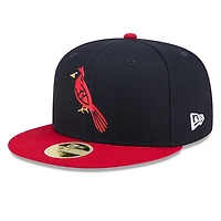 Men's New Era Navy St. Louis Cardinals Baseball Hall of Fame 59FIFTY Fitted Hat