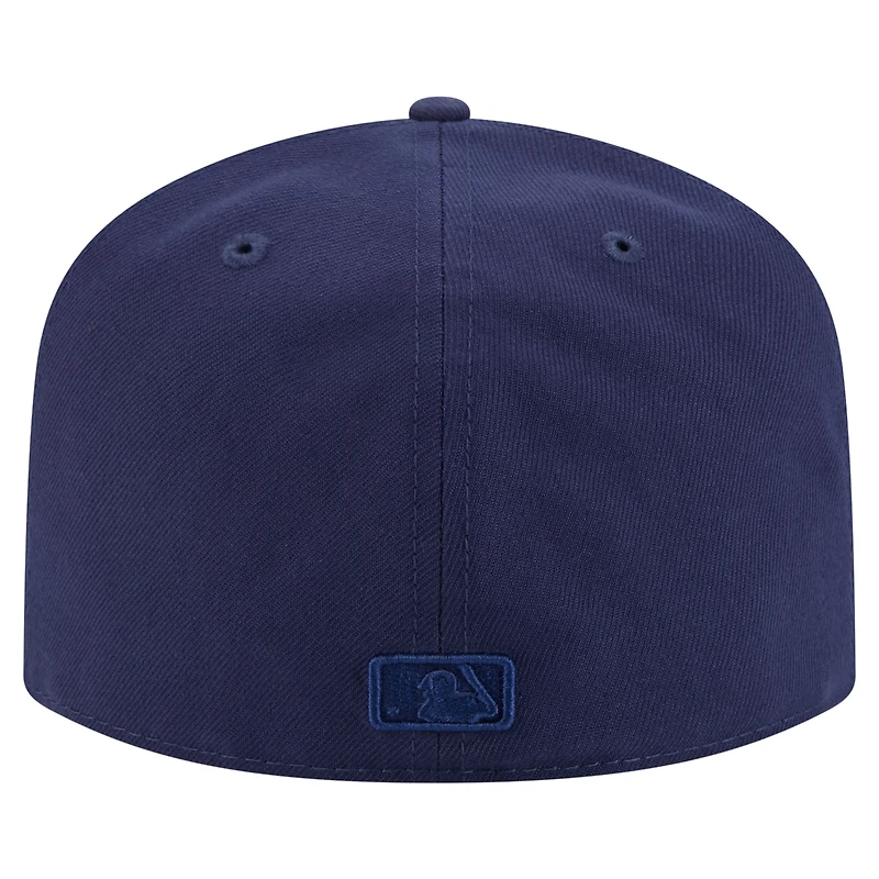Casquette ajustée New Era 59FIFTY bleu marine pour homme, coloris A-Frame