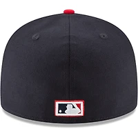 Casquette ajustée en laine 59FIFTY pour homme des St. Louis Cardinals Cooperstown Collection New Era bleu marine