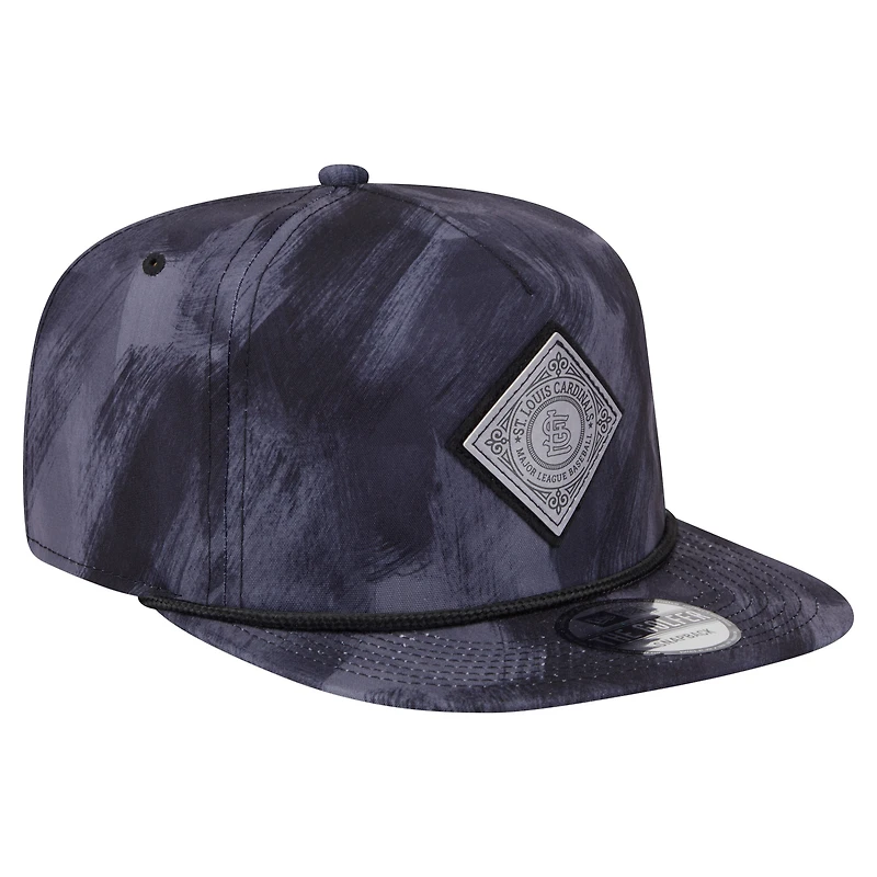 Men's New Era Navy St. Louis Cardinals Printed Golfer Snapback Hat