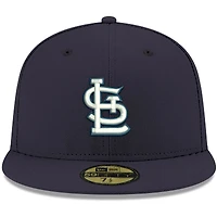 Casquette ajustée 59FIFTY bleu marine avec logo St. Louis Cardinals pour homme New Era