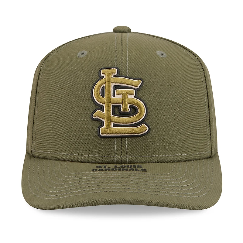 Casquette ajustable New Era Olive St. Louis Cardinals 2026 Armed Forces Day 9SEVENTY pour homme