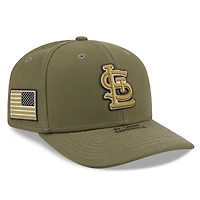 Men's New Era  Olive St. Louis Cardinals 2026 Armed Forces Day 9SEVENTY Adjustable Hat