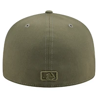 Men's New Era Olive St. Louis Cardinals Color Pack A-Frame 59FIFTY Fitted Hat