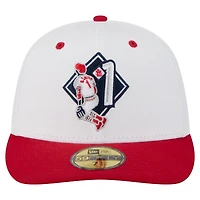 Casquette ajustée New Era Ozzie Smith blanche 59FIFTY des Cardinals de Saint-Louis pour homme