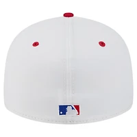Casquette ajustée New Era Ozzie Smith blanche 59FIFTY des Cardinals de Saint-Louis pour homme