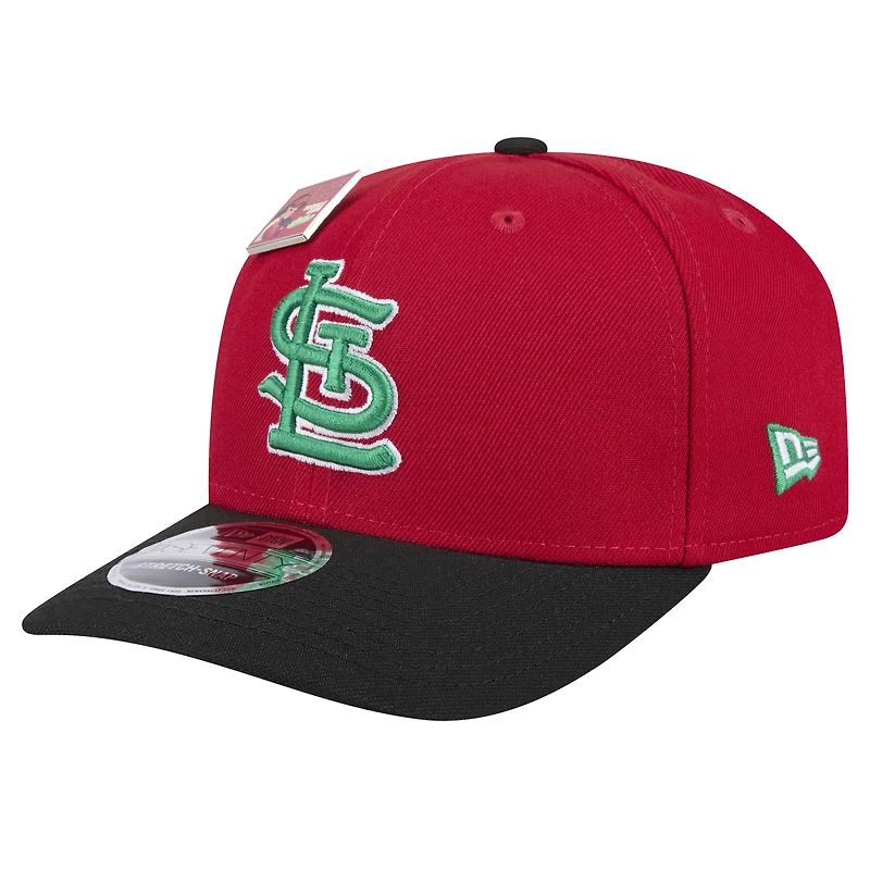 Casquette ajustable 9SEVENTY Big League Chew pour homme New Era rouge/noir des Cardinals de Saint-Louis 2024