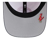 Men's New Era Red/Black St. Louis Cardinals 2025 MLB Clubhouse 39THIRTY Flex Hat