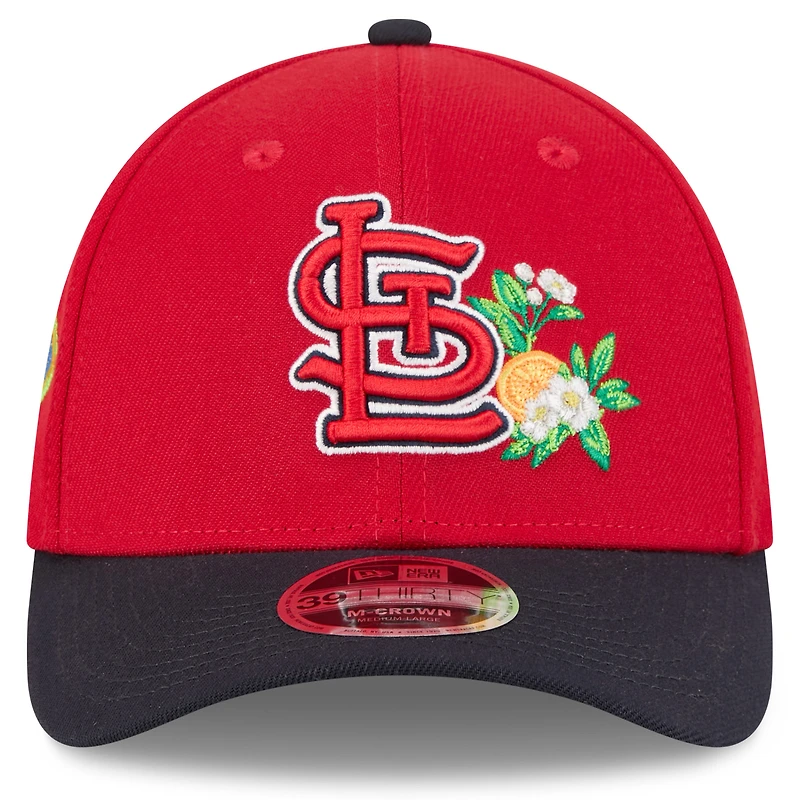Men's New Era Red/Navy St. Louis Cardinals 2026 Spring Training M-Crown 39THIRTY Flex Hat