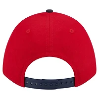 Casquette ajustable New Era Arch 9FORTY A-Frame M-Crown pour homme, rouge/bleu marine, des Cardinals de Saint-Louis
