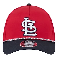 Casquette New Era Flex rouge/marine St. Louis Cardinals pour homme, modèle Rope M-Crown A-Frame 39THIRTY