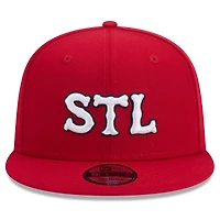 Men's New Era Red St. Louis Cardinals 2024 City Connect 9FIFTY Snapback Hat