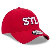 Men's New Era Red St. Louis Cardinals 2024 City Connect 9TWENTY Adjustable Hat