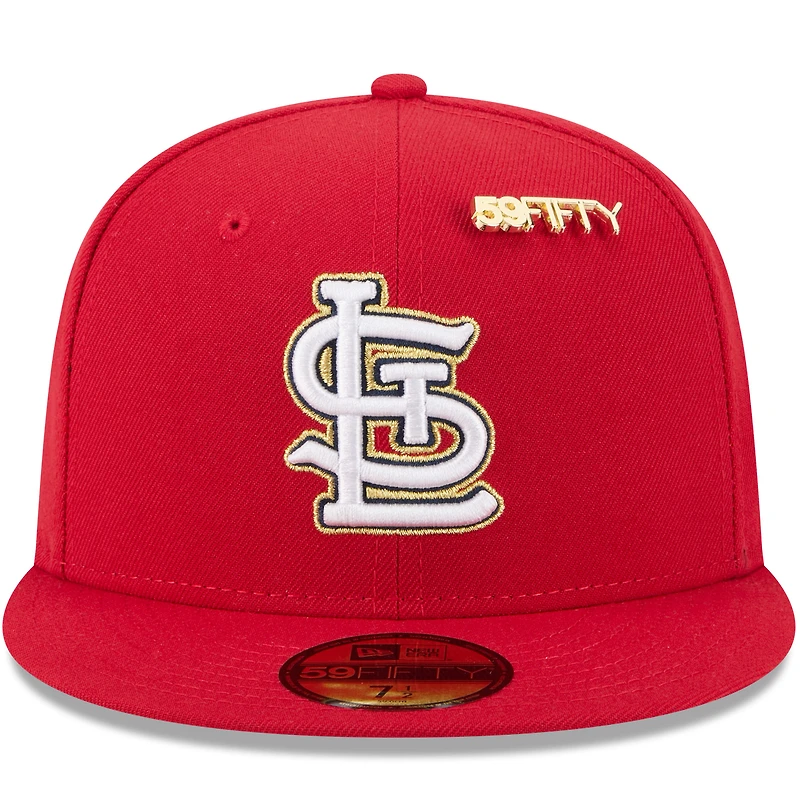 Men's New Era  Red St. Louis Cardinals 2025 59FIFTY Day Fitted Hat with Pins