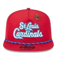 Casquette snapback Big League Chew Golfer rouge New Era pour homme, Cardinals de Saint-Louis 2025