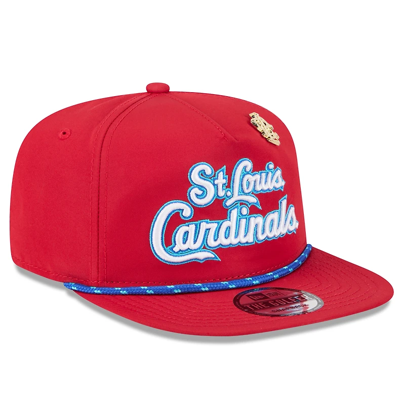 Men's New Era  Red St. Louis Cardinals 2025 Big League Chew Golfer Snapback Hat