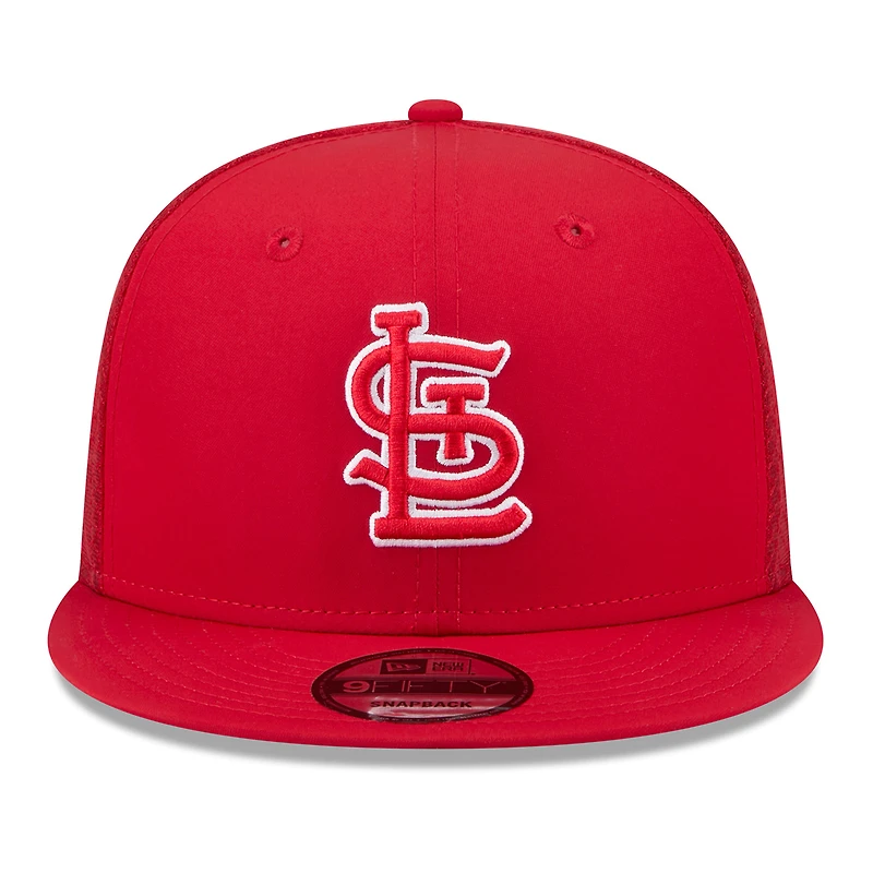 Men's New Era Red St. Louis Cardinals 2026 Batting Practice 9FIFTY Snapback Hat