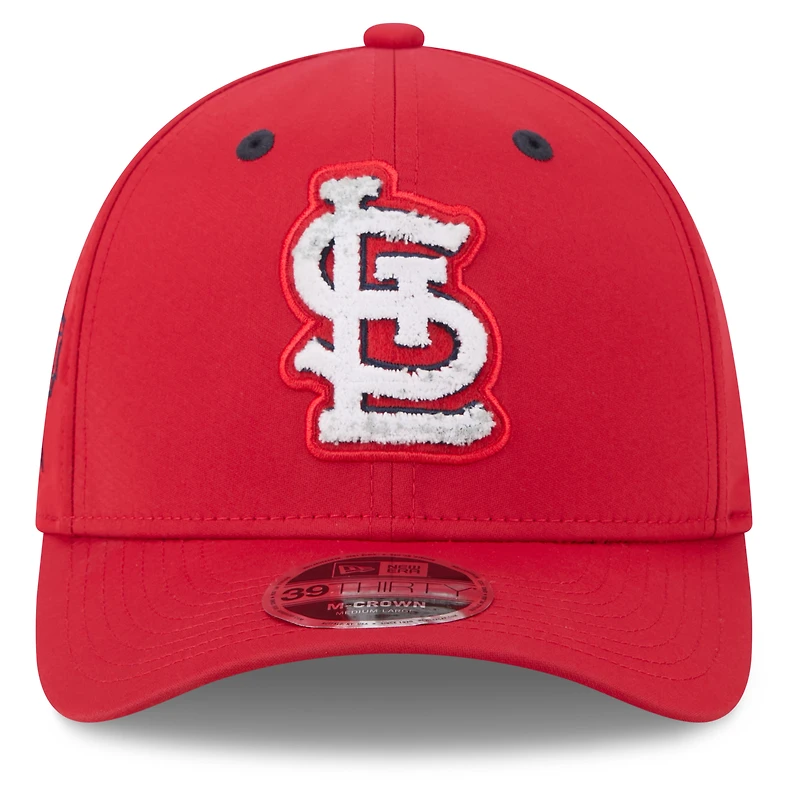 Men's New Era Red St. Louis Cardinals 2026 MLB All-Star Game Workout 39THIRTY M-Crown Flex Hat