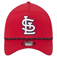 Casquette New Era 39THIRTY A-Frame Flex perforée rouge des Cardinals de Saint-Louis pour homme