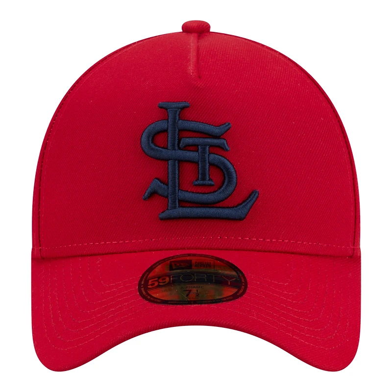 Men's New Era  Red St. Louis Cardinals A-Frame 59FORTY Fitted Hat