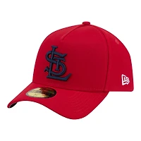 Men's New Era  Red St. Louis Cardinals A-Frame 59FORTY Fitted Hat