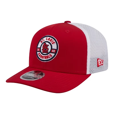 Men's New Era Red St. Louis Cardinals Active 9SEVENTY Adjustable Trucker Hat