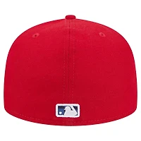 Casquette ajustée 59FIFTY à damier rouge pour homme des Cardinals de St. Louis New Era