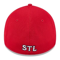 Men's New Era Red St. Louis Cardinals City Connect Batting Practice 39THIRTY Flex Hat