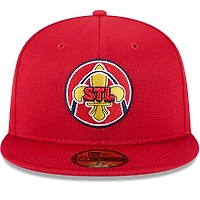 Men's New Era Red St. Louis Cardinals City Connect Batting Practice 59FIFTY Fitted Hat