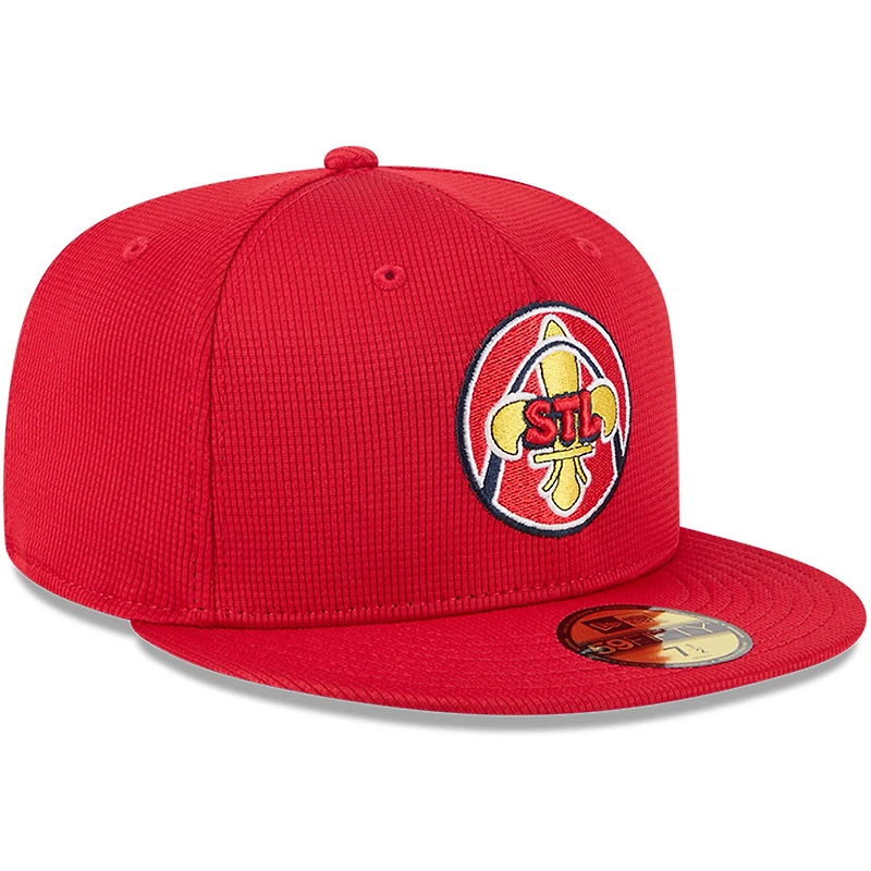 Men's New Era Red St. Louis Cardinals City Connect Batting Practice 59FIFTY Fitted Hat