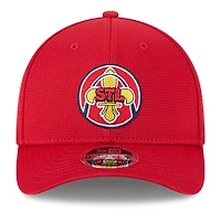 Men's New Era Red St. Louis Cardinals City Connect Batting Practice 9FORTY M-Crown Adjustable Hat
