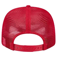 Men's New Era Red St. Louis Cardinals Flag 9SEVENTY Stretch-Snap Hat