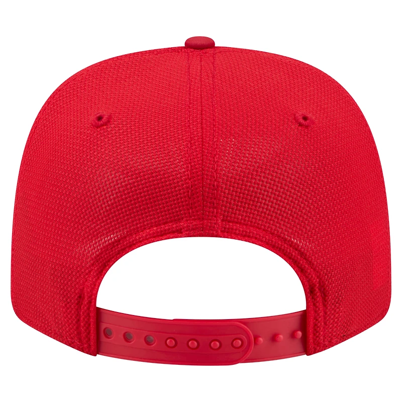Men's New Era Red St. Louis Cardinals Floral Patch 9SEVENTY Adjustable Hat