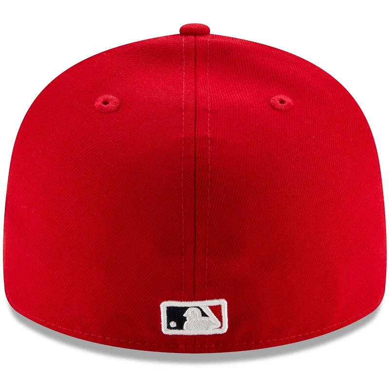 New Era Red St. Louis Cardinals Game Authentic Collection On-Field Low Profile pour homme - Casquette ajustée 59FIFTY
