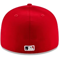 New Era Red St. Louis Cardinals Game Authentic Collection On-Field Low Profile pour homme - Casquette ajustée 59FIFTY