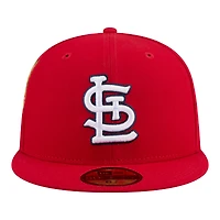 Men's New Era  Red St. Louis Cardinals Hidden Hit 59FIFTY Fitted Hat